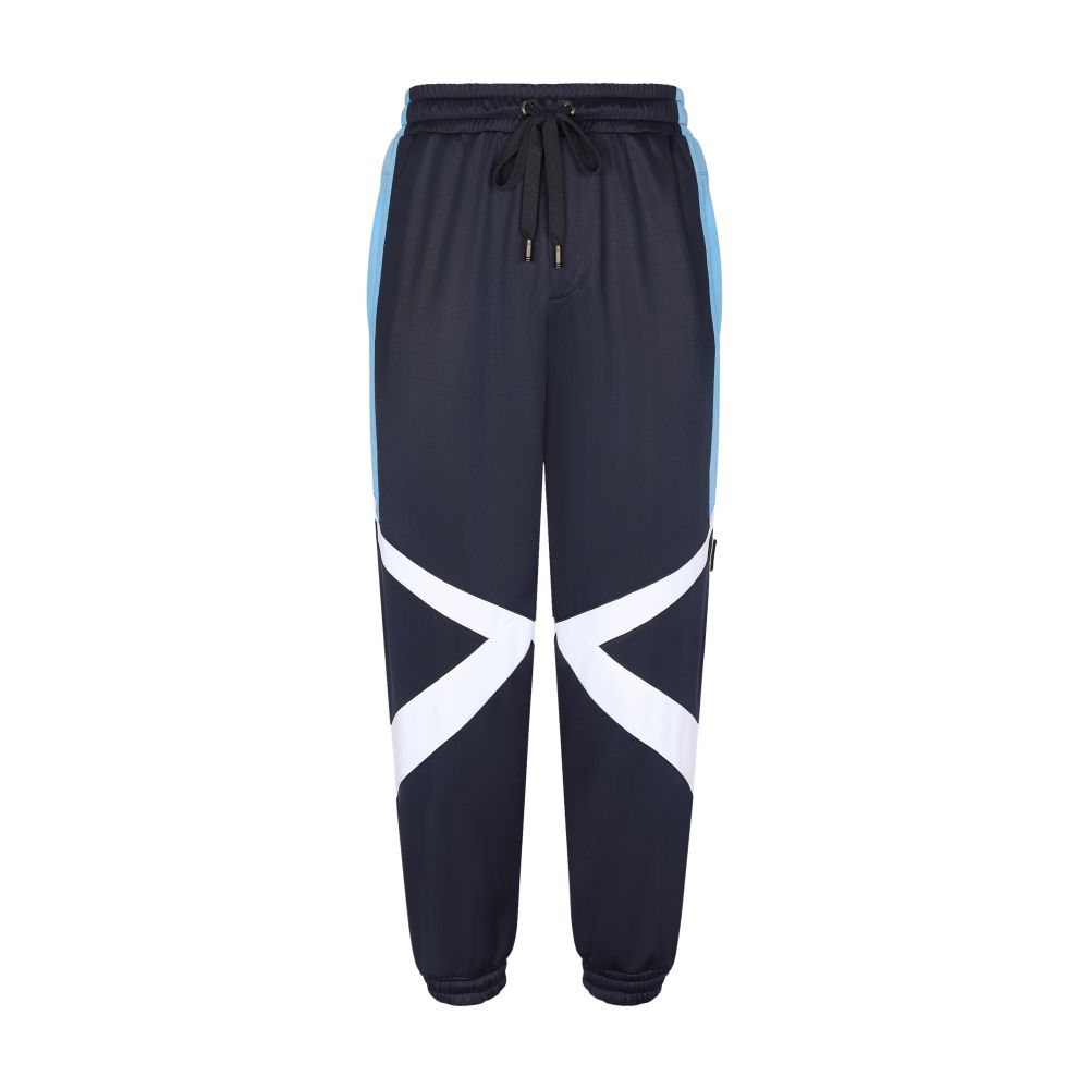 Dolce & Gabbana Jersey jogging pants with DG-embroidered patch