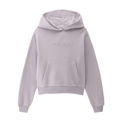 Woolrich Logo Fleece Hoodie