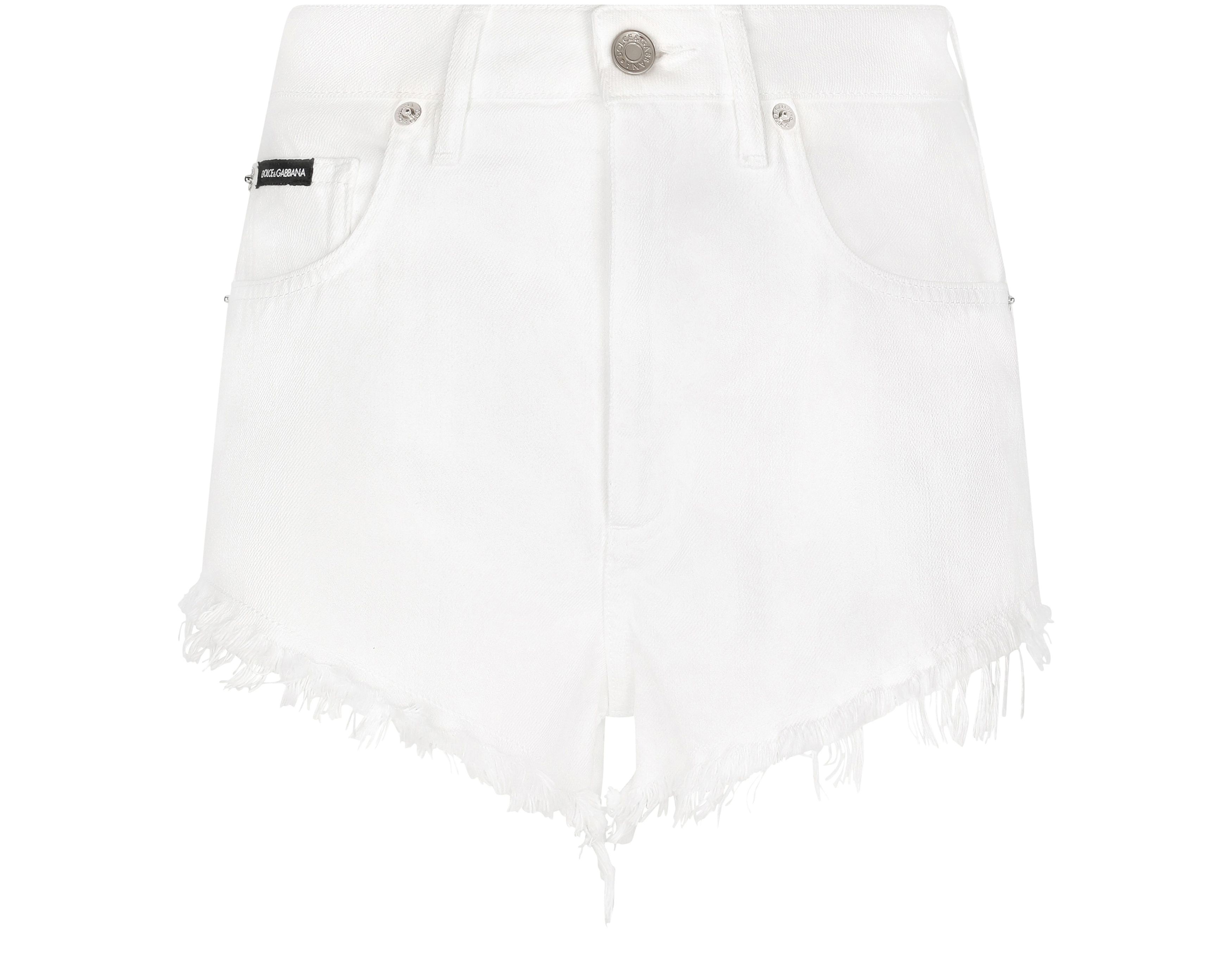 Dolce & Gabbana Denim shorts with ripped details