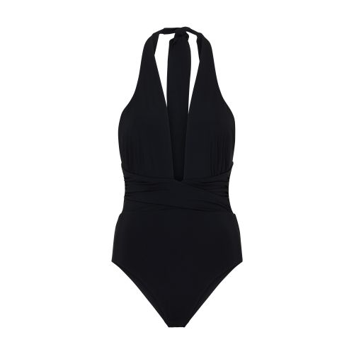 Zimmermann Alight Wrap Halter one-piece swimsuit