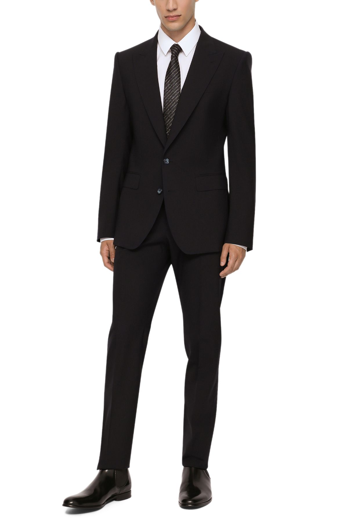 Dolce & Gabbana Stretch wool Martini-fit suit