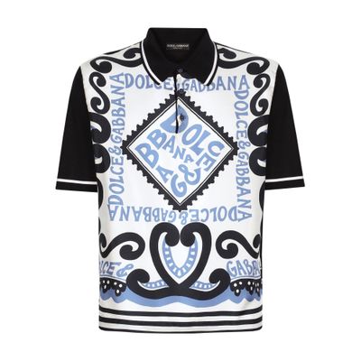 Dolce & Gabbana Silk polo-shirt