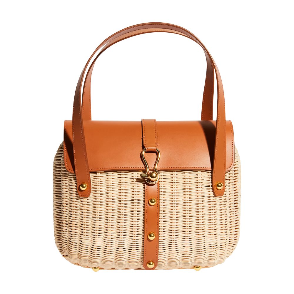  Desiré leather basket bag