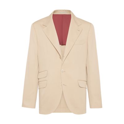 Brunello Cucinelli Twill unconstructed blazer