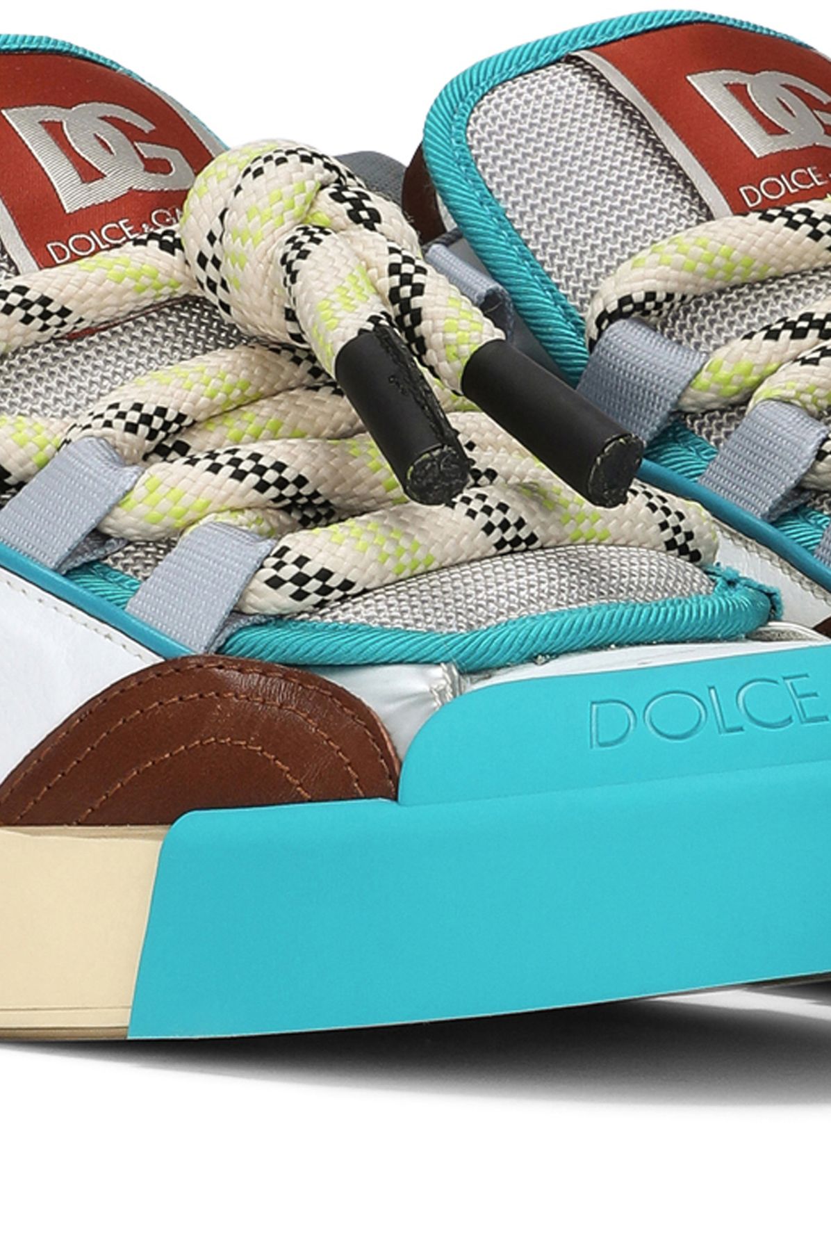 Dolce & Gabbana Mixed-material Portofino sneakers