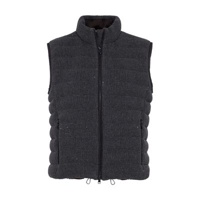 Brunello Cucinelli Down vest with monili