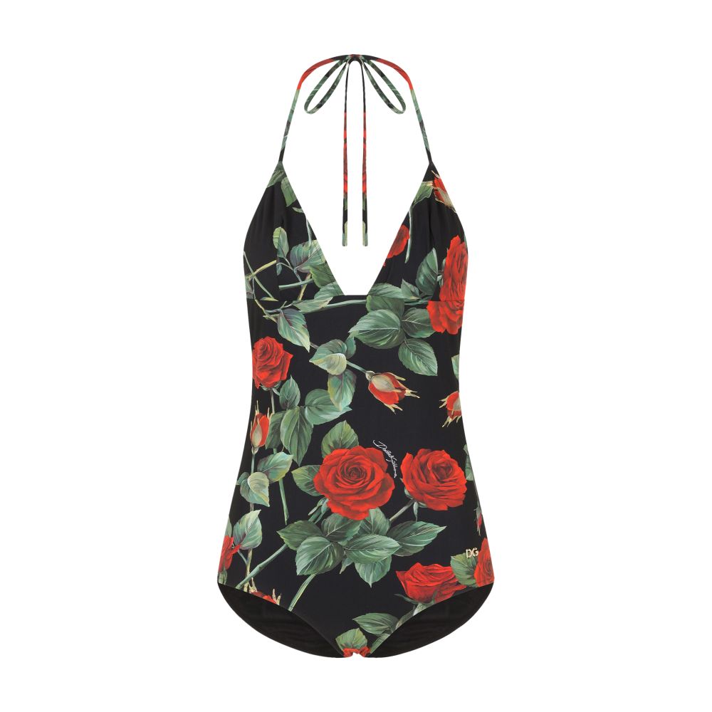 Dolce & Gabbana Rose printed one piece swimsuit