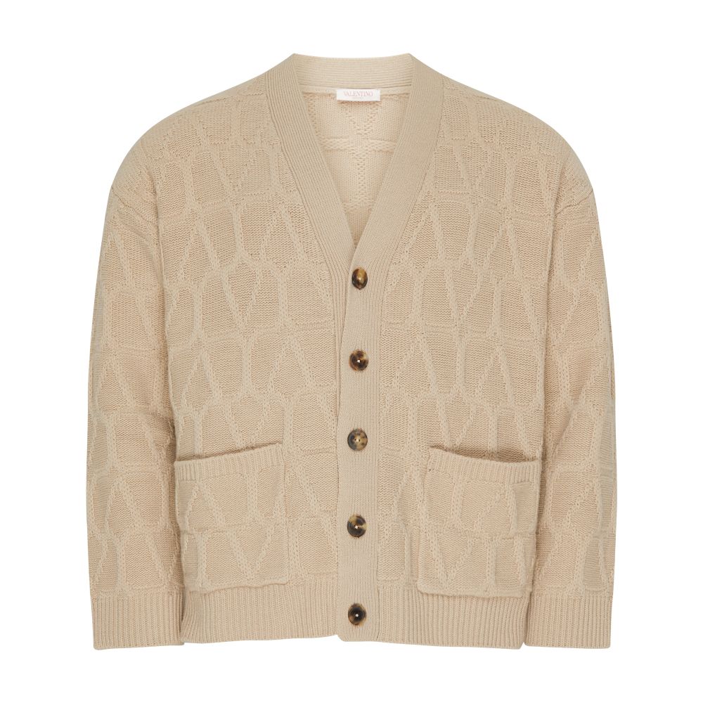 VALENTINO GARAVANI Toile Iconographe cardigan