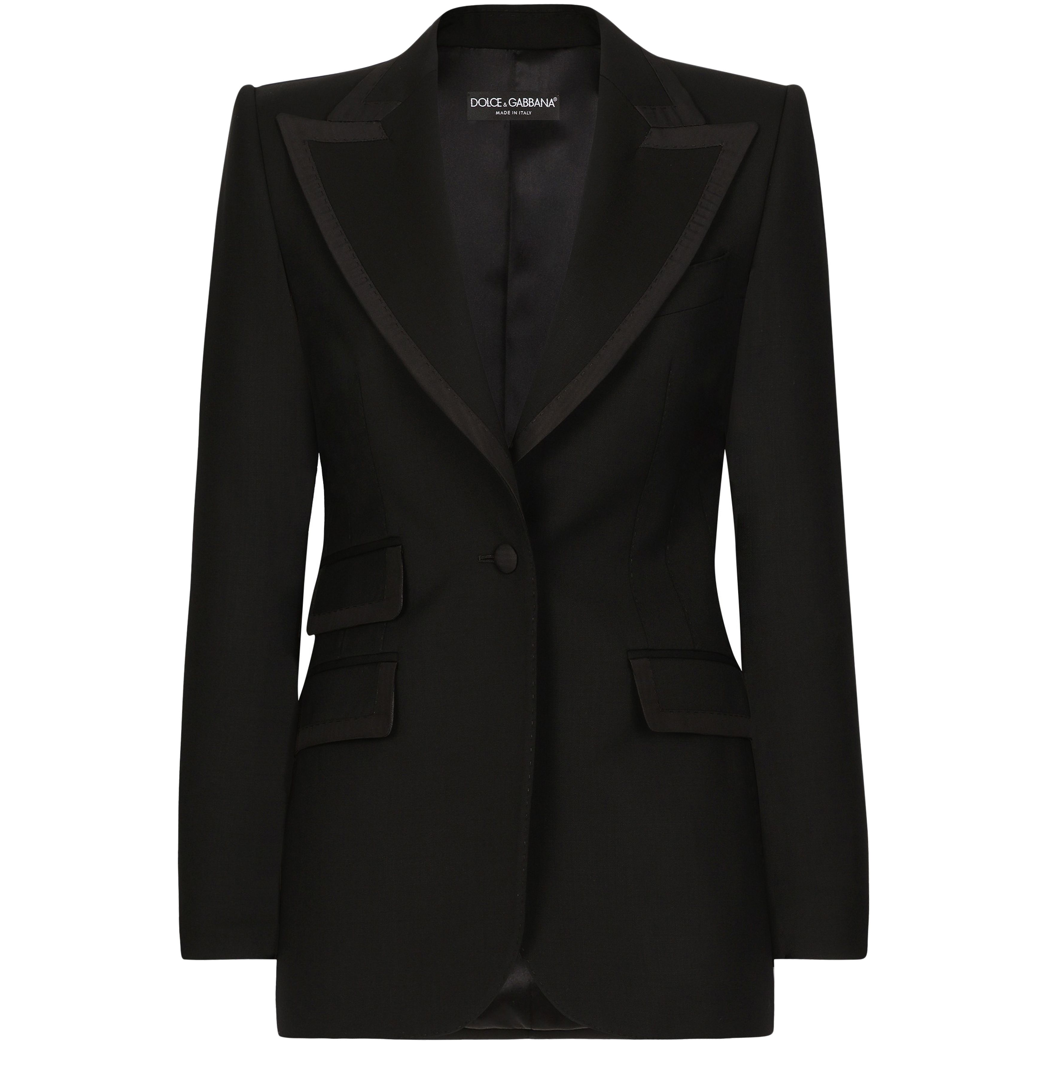 Dolce & Gabbana Twill Turlington tuxedo jacket