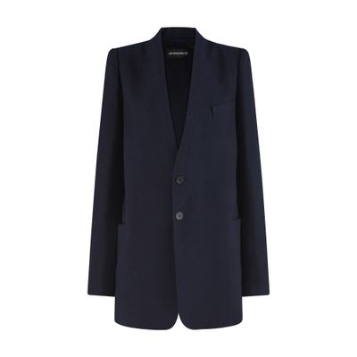 Ann Demeulemeester Grabiëlle Collarless Jacket Brushed Wool