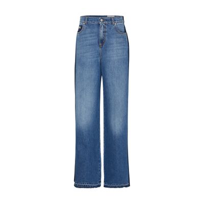 Alexander McQueen Wide leg jeans