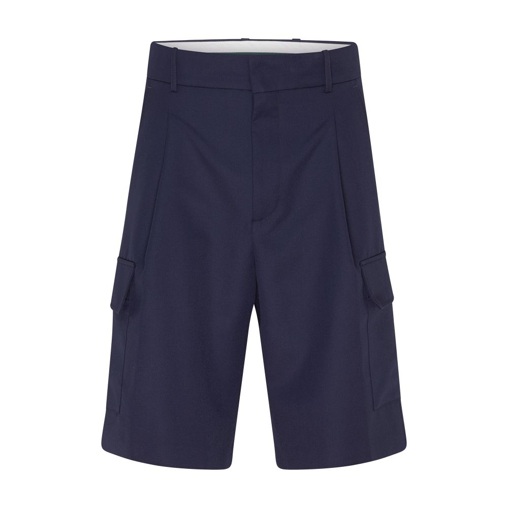 Drôle de Monsieur Wool cargo shorts