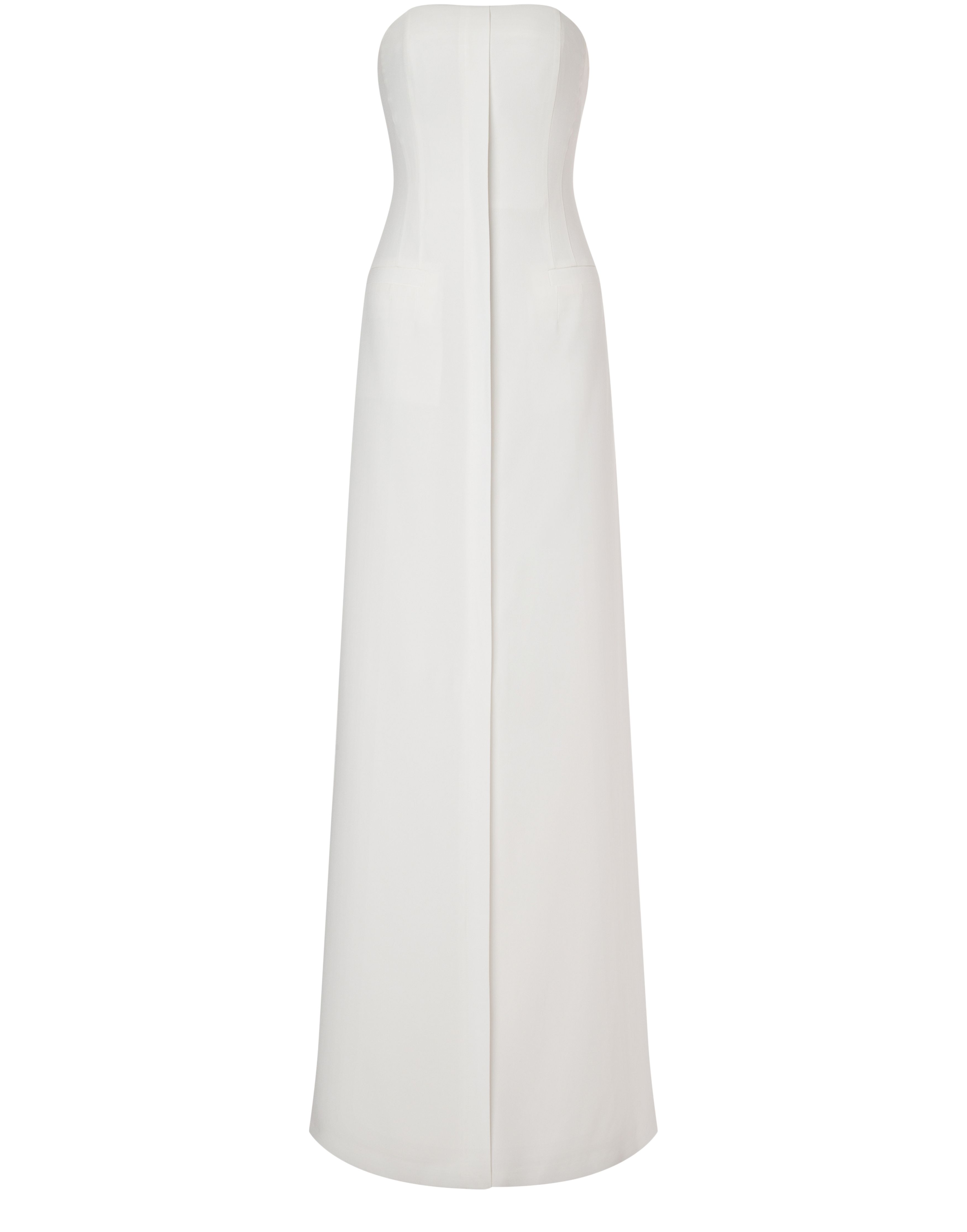 Alberta Ferretti Enver satin bustier dress