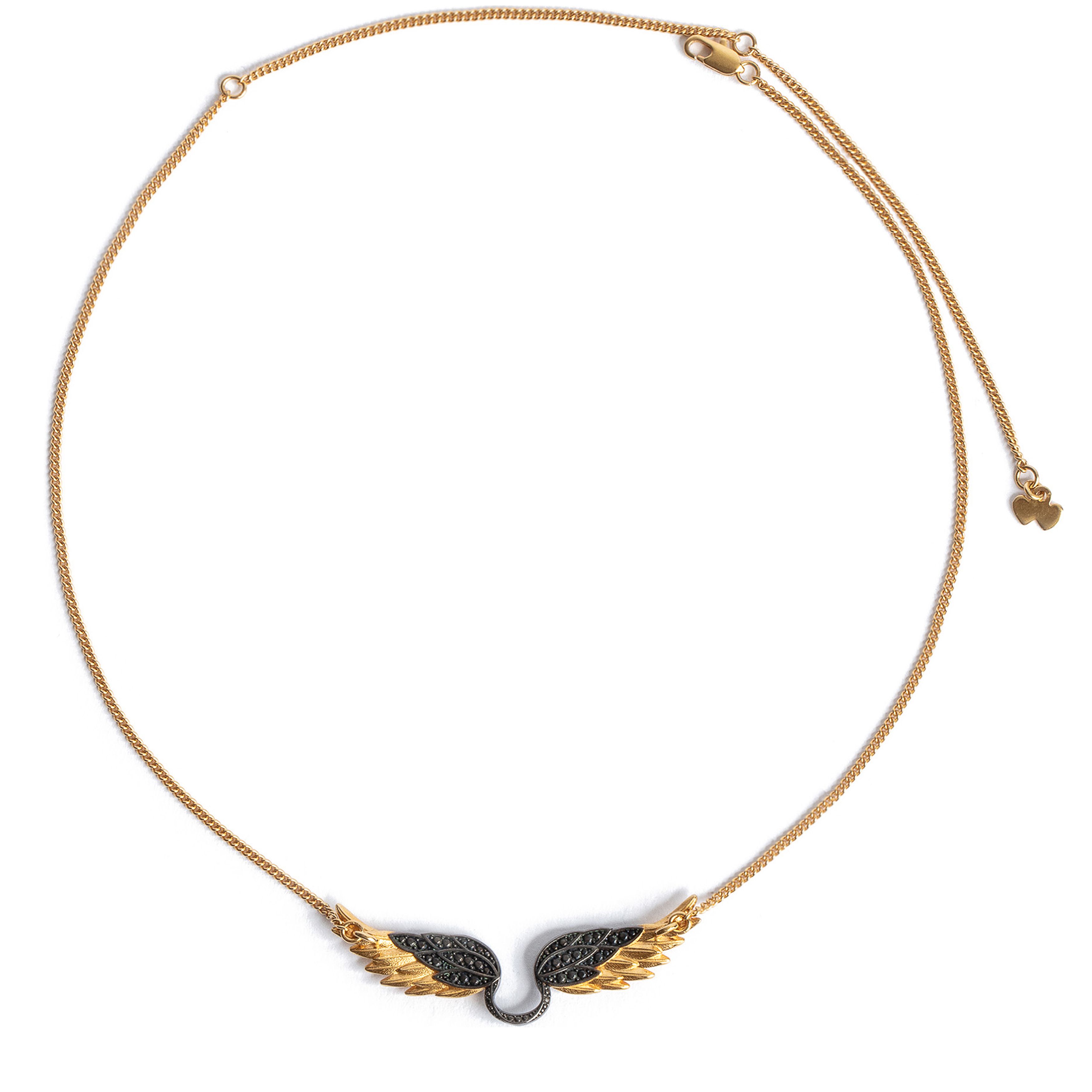 Zadig & Voltaire Rock Feather Necklace