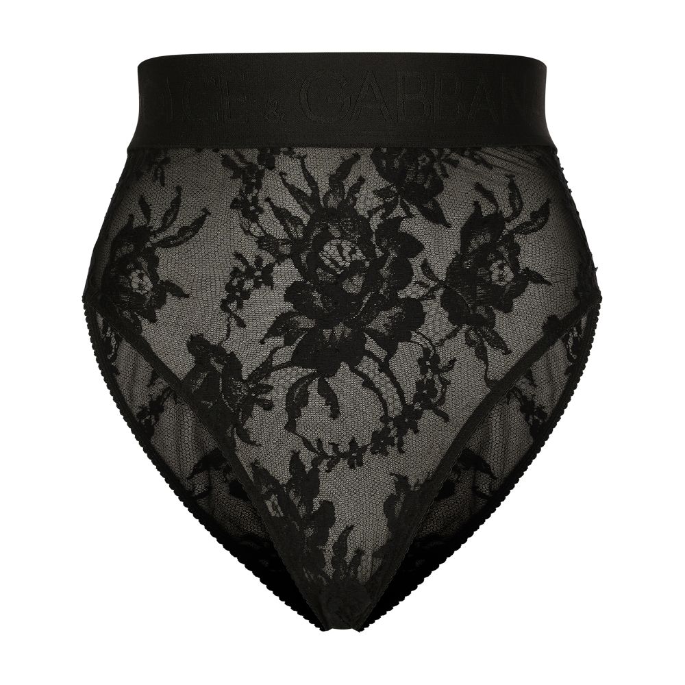 Dolce & Gabbana High-waisted lace briefs