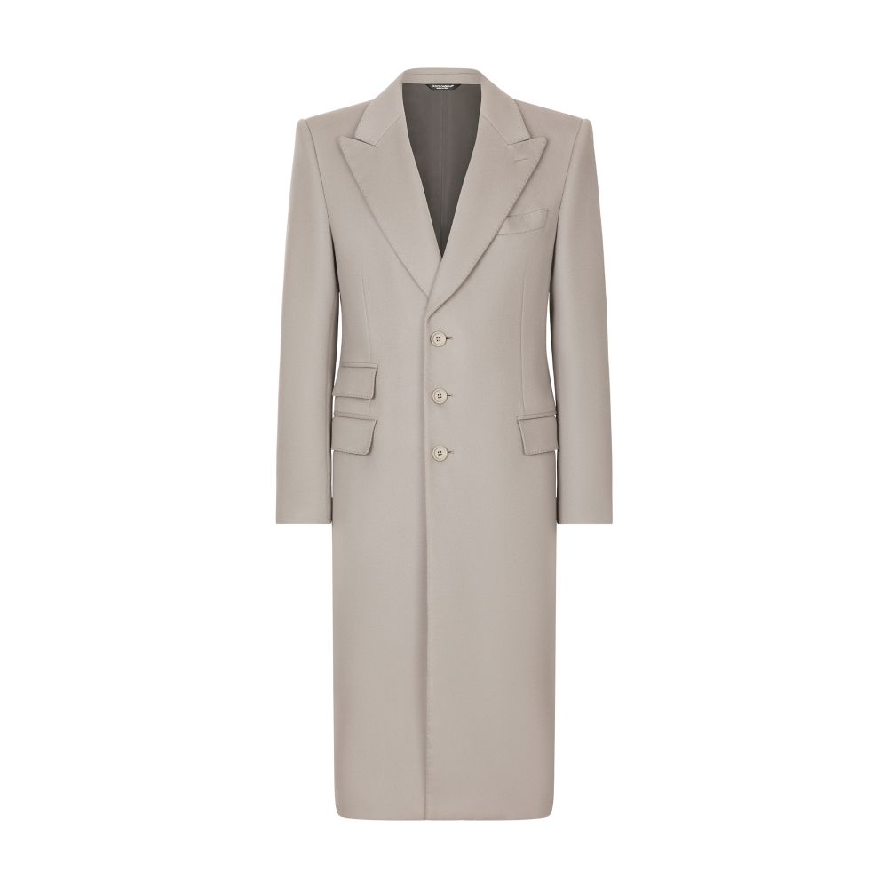 Dolce & Gabbana Single-Breasted Cashmere Coat