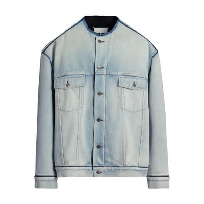 Maison Margiela Collarless denim jacket