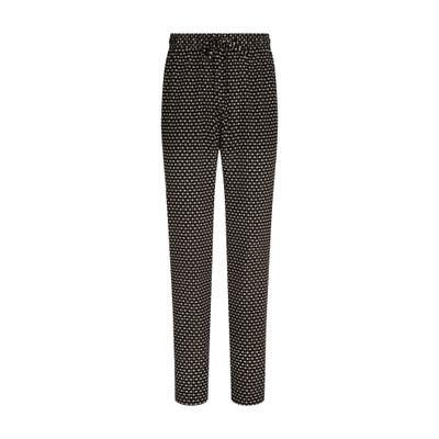 Dolce & Gabbana Crepe de chine jogging pants