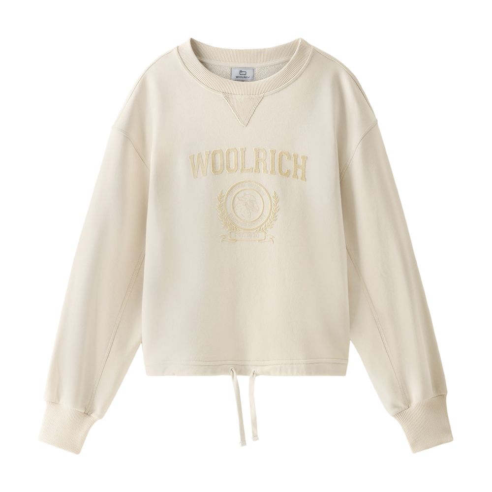 Woolrich Ivy Crewneck Sweatshirt in Cotton Blend