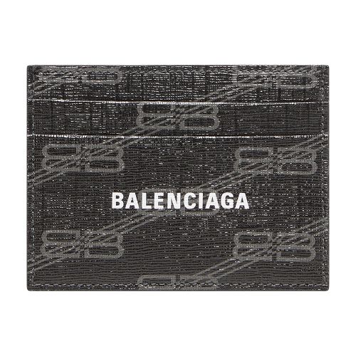 Balenciaga Signature Card Holder BB Monogram Coated Canvas