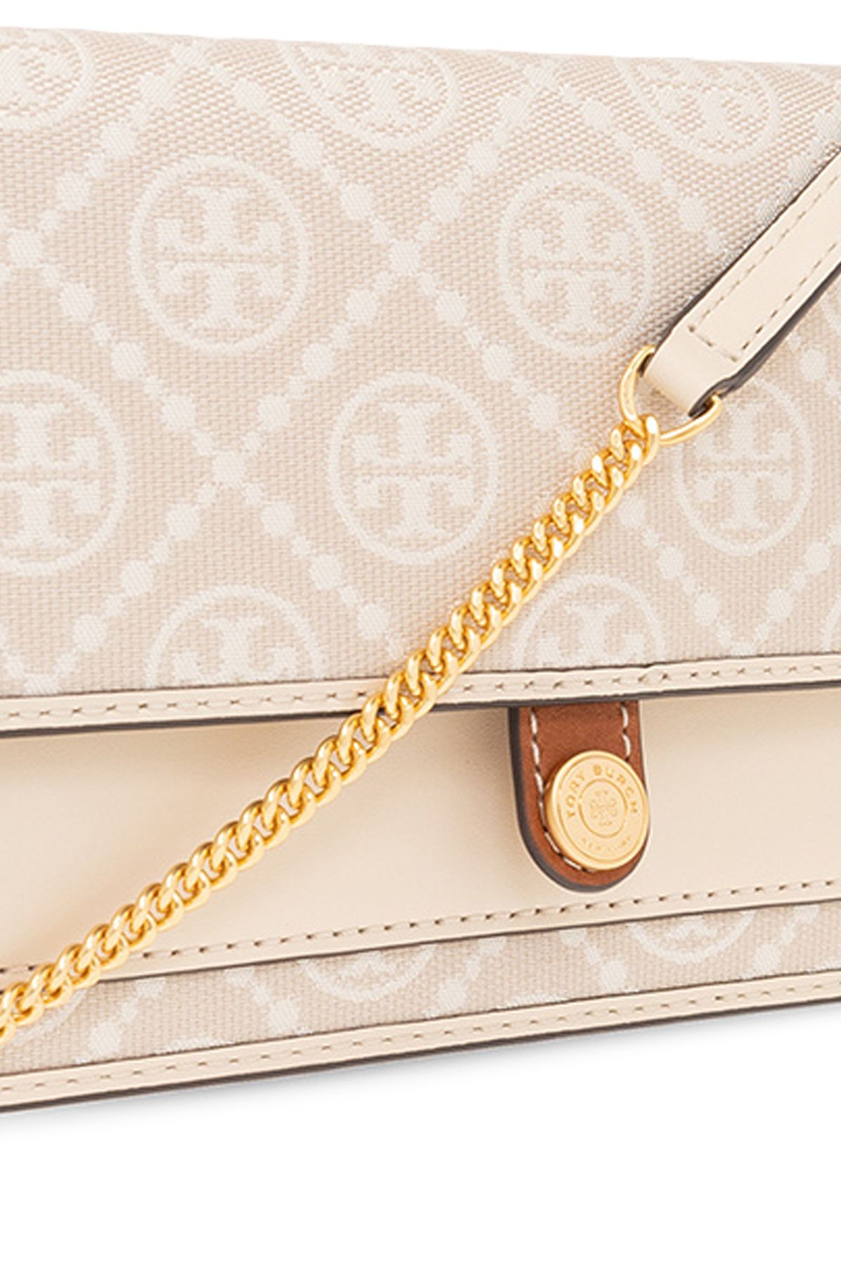 Tory Burch ‘T Monogram' wallet with strap