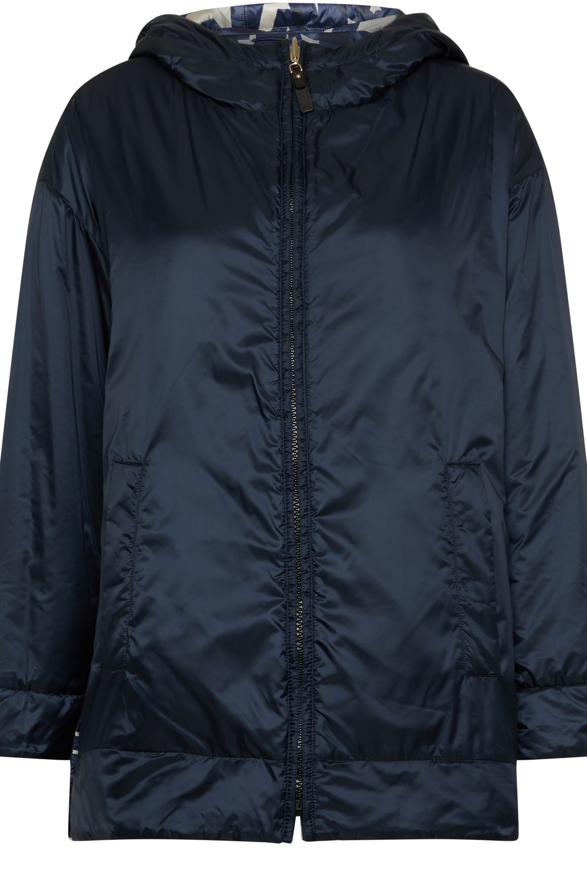 Max Mara Reversible water-repellent canvas Parka Greenlo - THE CUBE