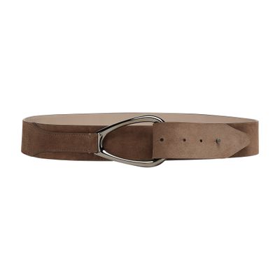 Brunello Cucinelli Suede leather belt