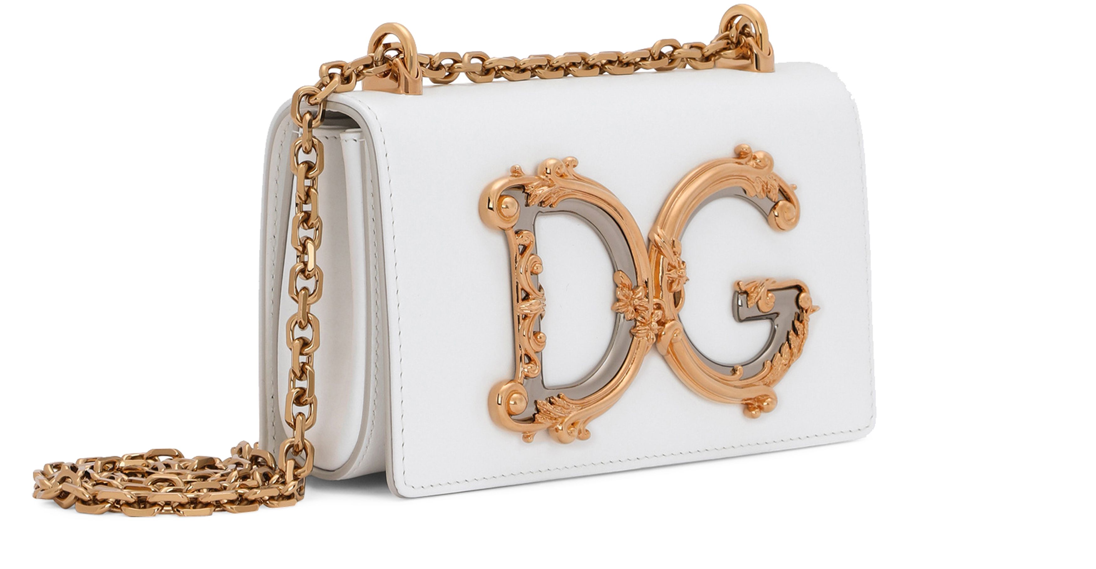 Dolce & Gabbana Calfskin DG Girls phone bag