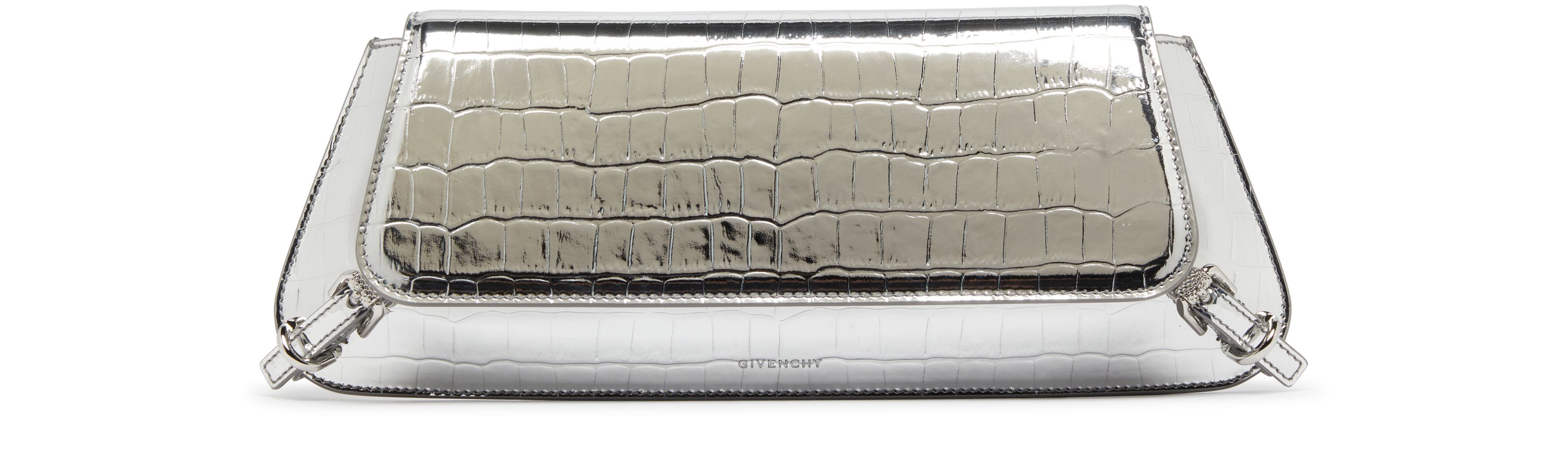 Givenchy Voyou Clutch bag in crocodile effect leather