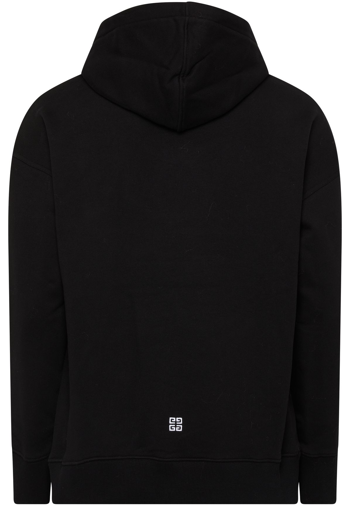 Givenchy Slim fit hoodie in felpa with patch