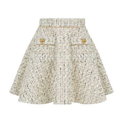 Nina Ricci Mini tweed flared skirt