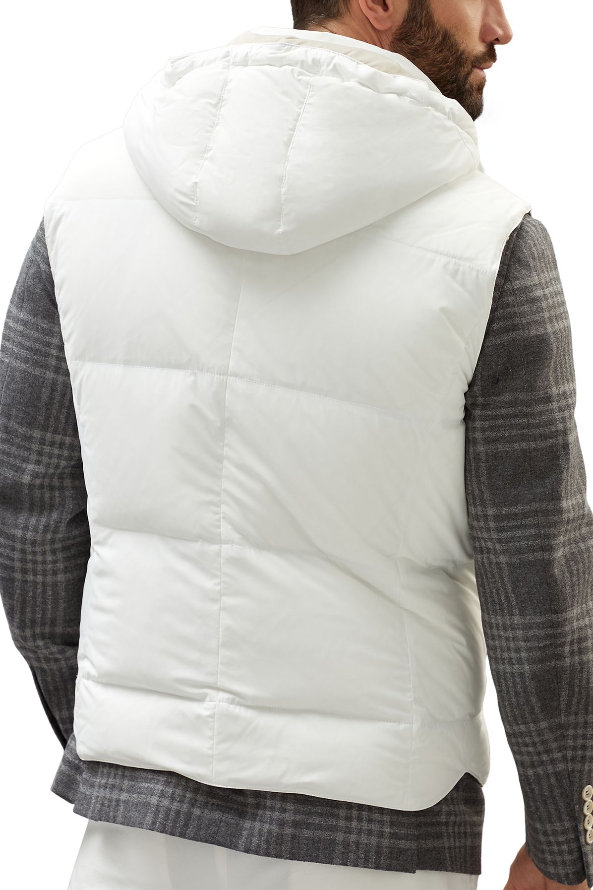 Brunello Cucinelli Nylon sleeveless puffer jacket