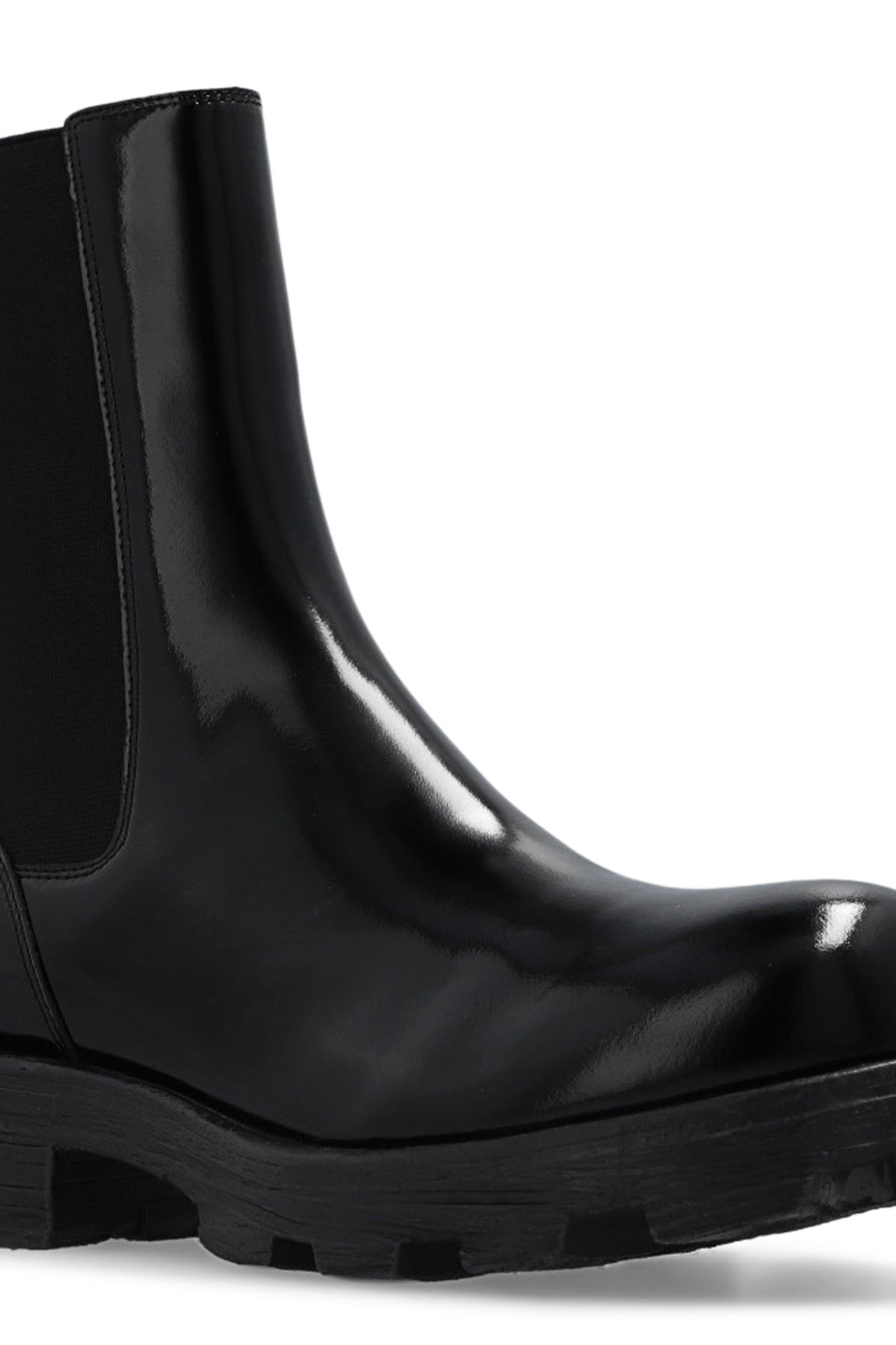 Diesel D-HAMMER leather ankle boots