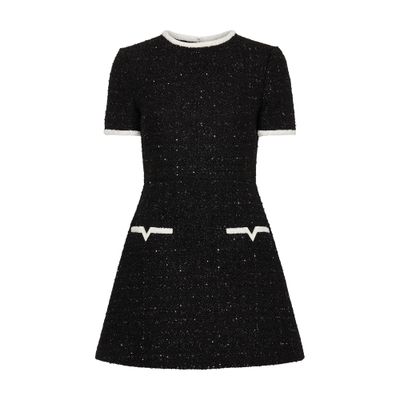 VALENTINO GARAVANI Tweed mini dress