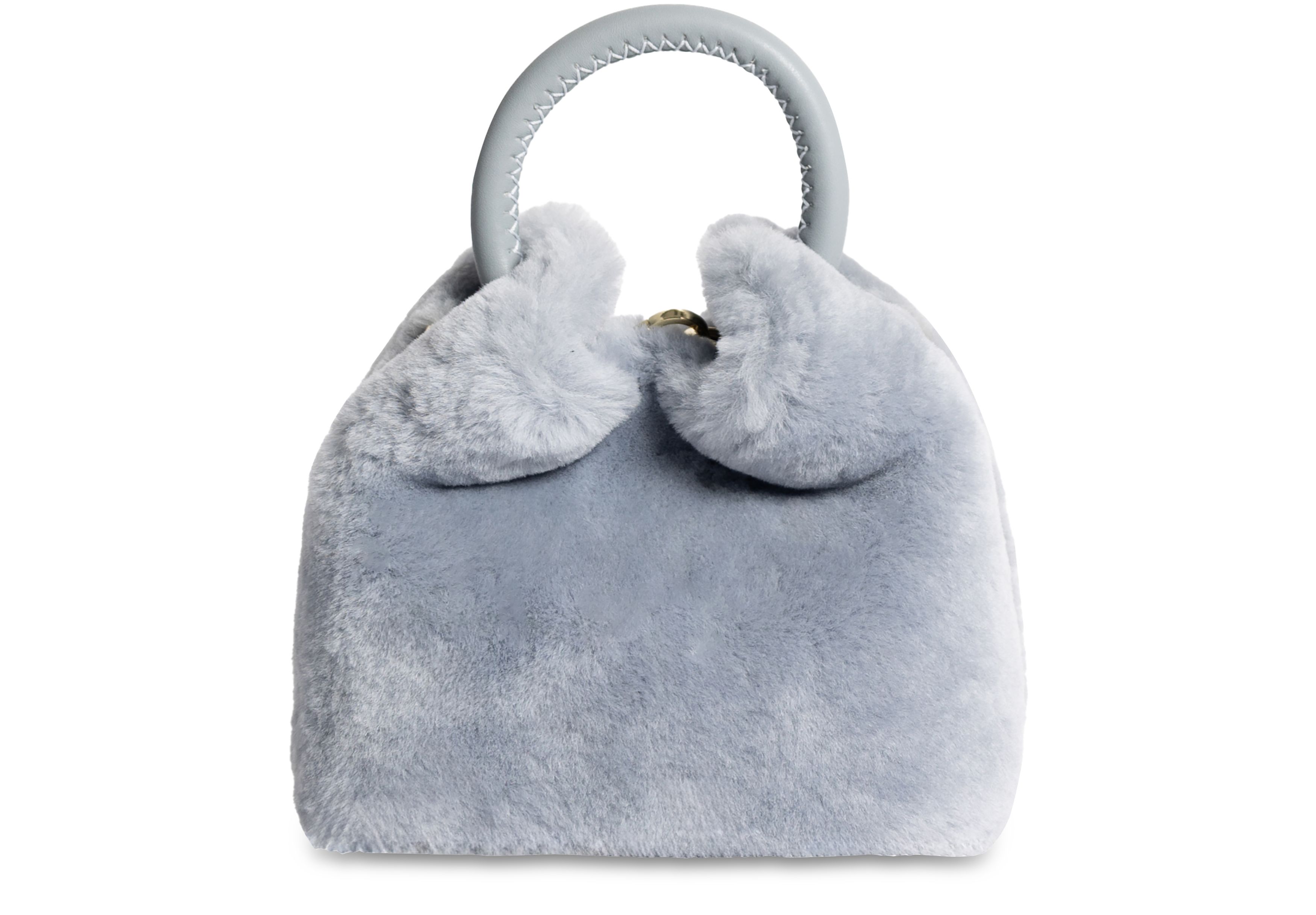 Elleme Madeleine small shearling/leather bag