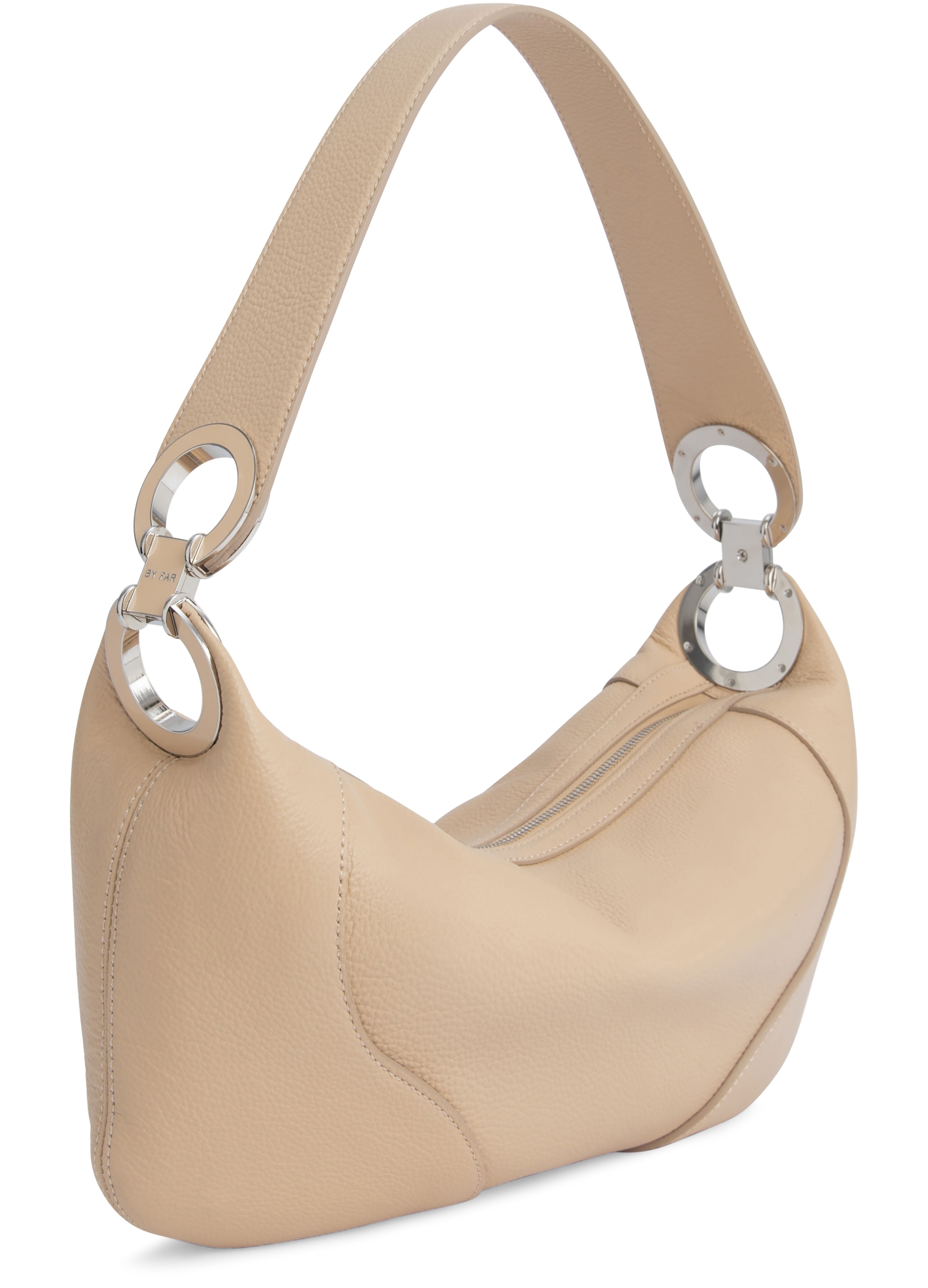 BY FAR Amira Small Grain Calf Leather Shoulder Bag