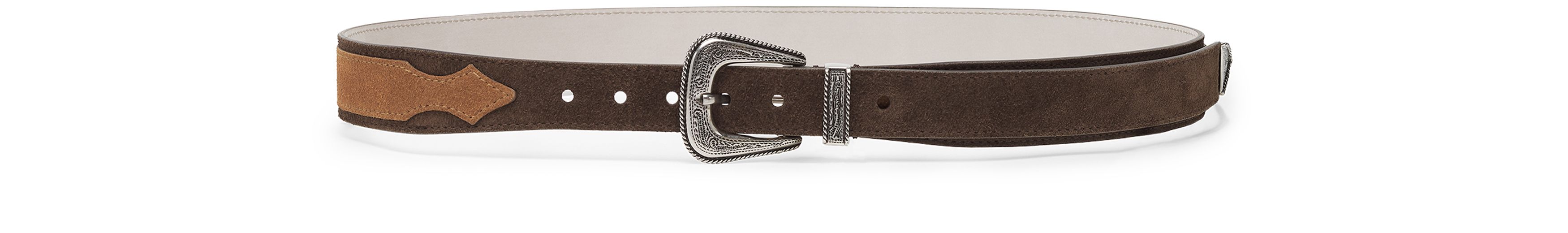 Brunello Cucinelli Reversed calfskin belt