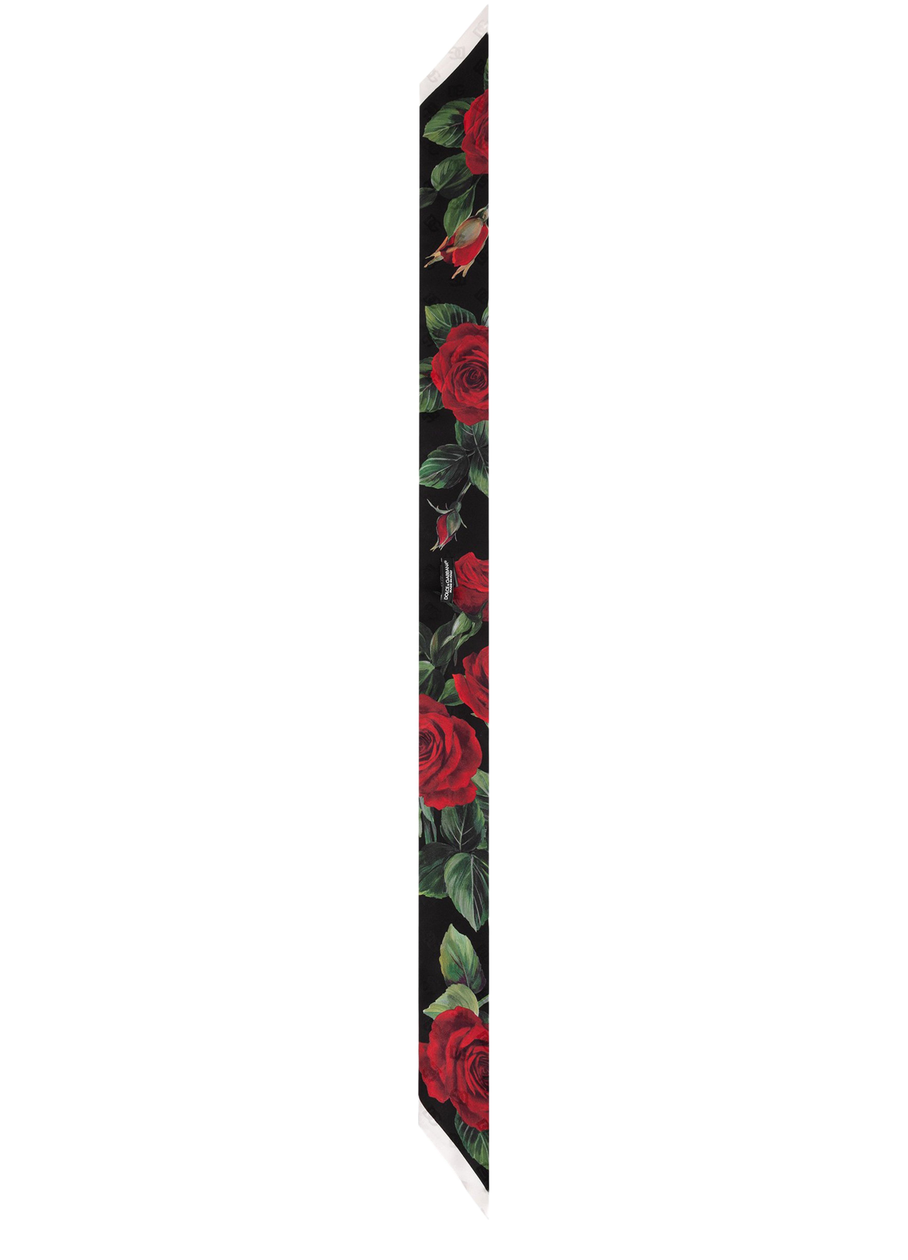 Dolce & Gabbana Headscarf with log and rose (6x100)