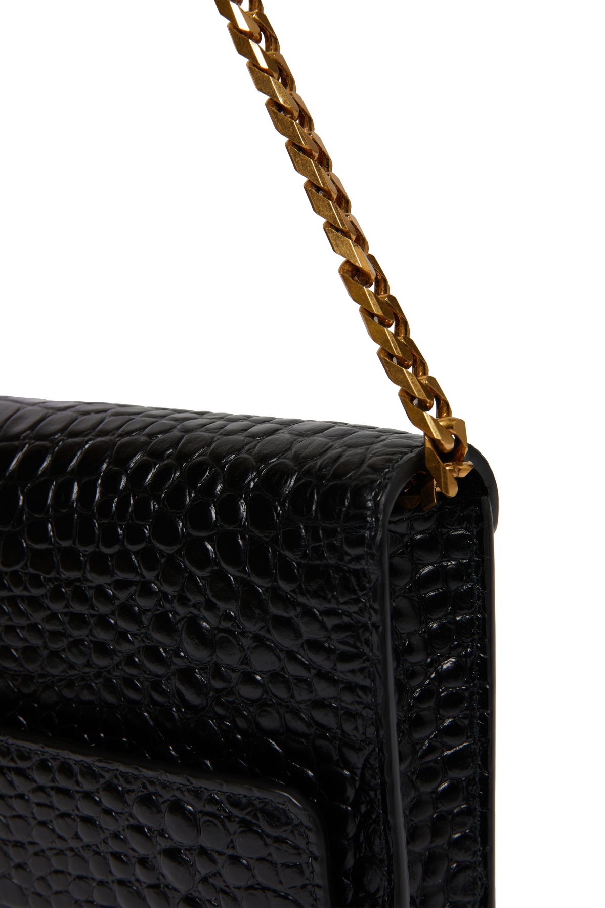 Balenciaga Money Elongate Pouch With Chain