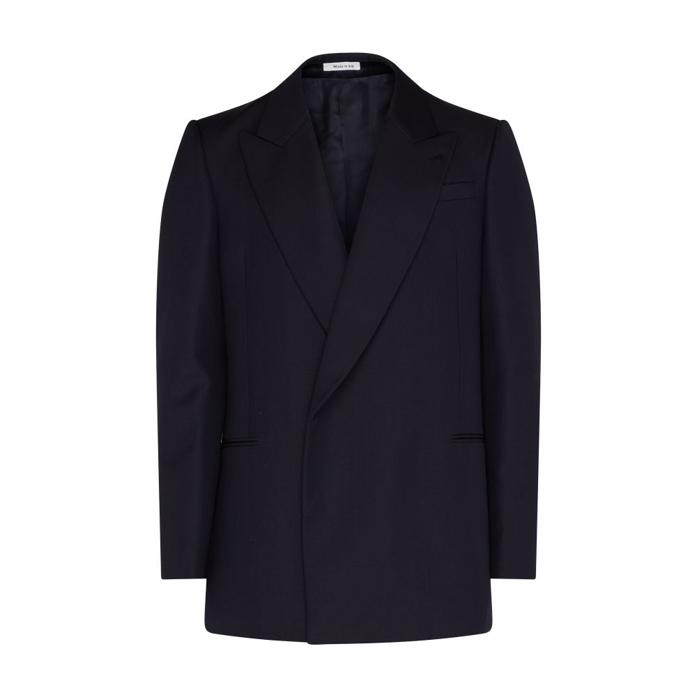 Alexander McQueen Reverse double breasted jacket