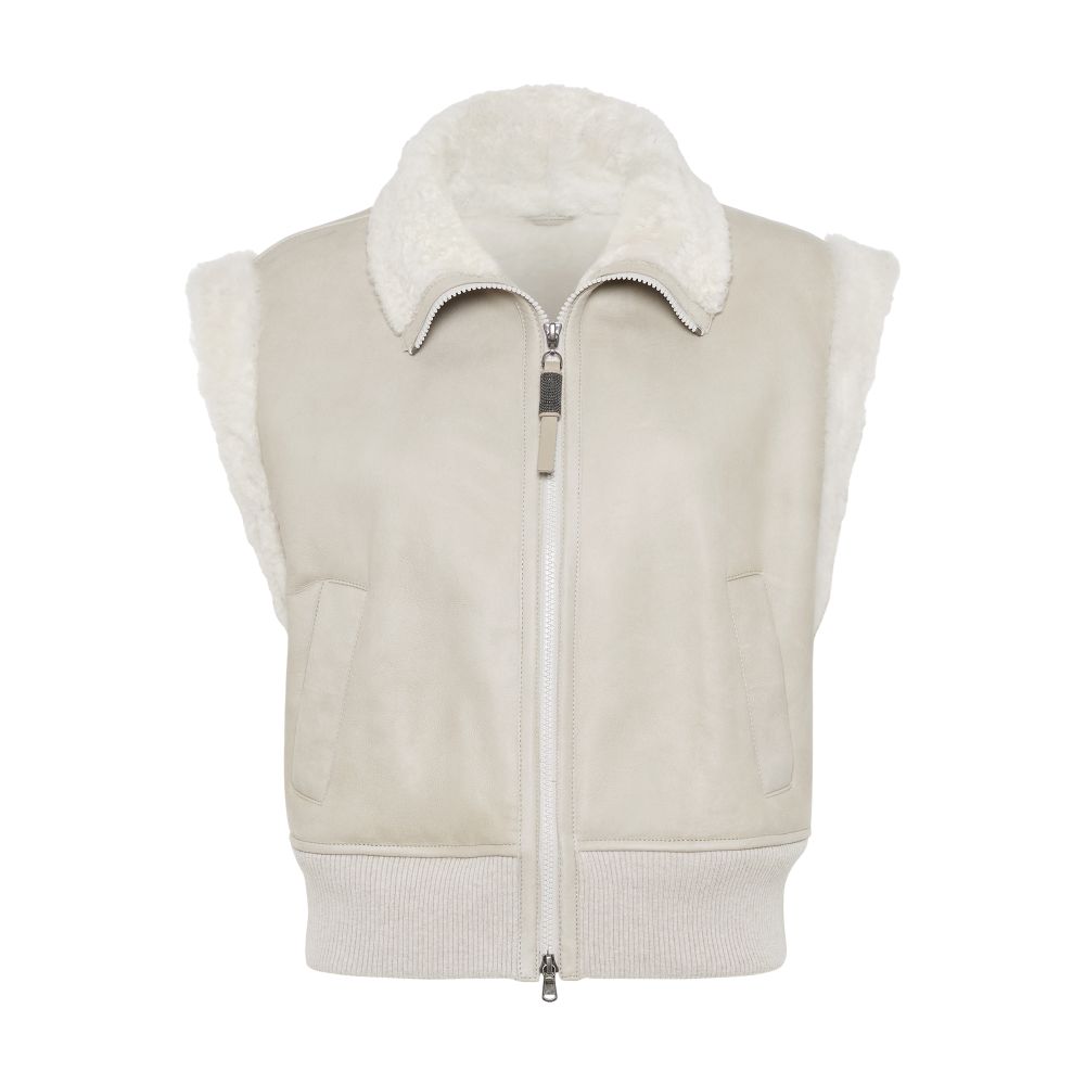 Brunello Cucinelli Shearling vest