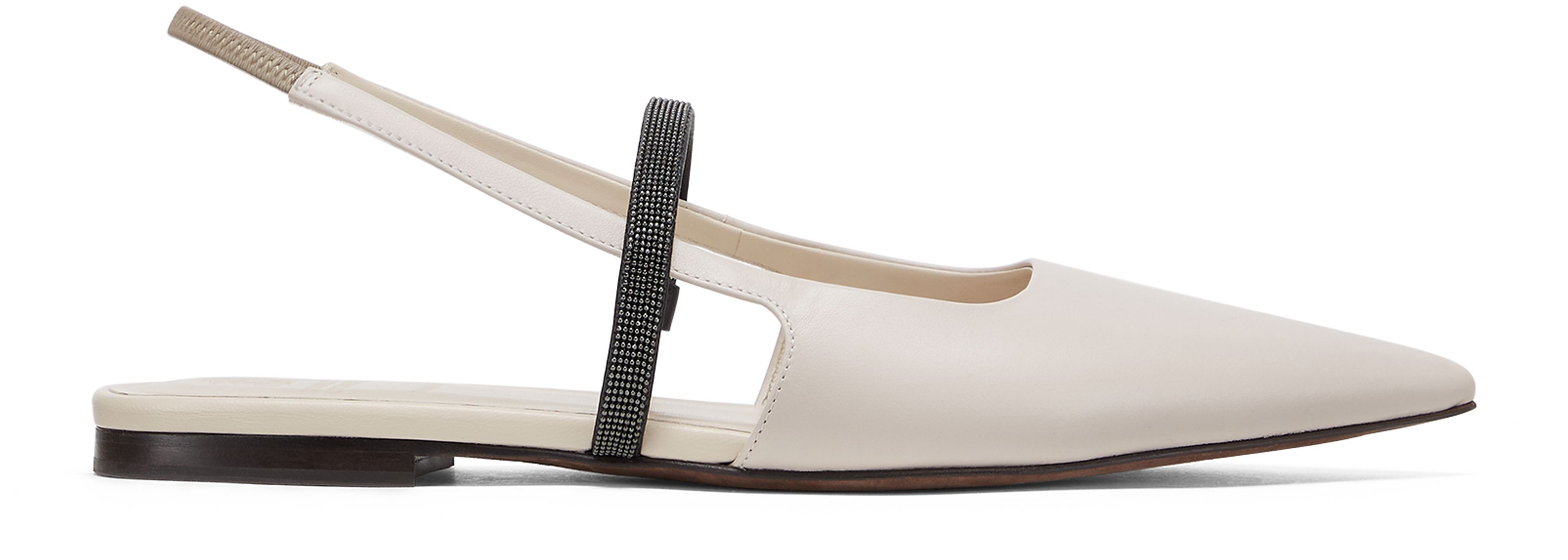 Brunello Cucinelli Nappa leather flats