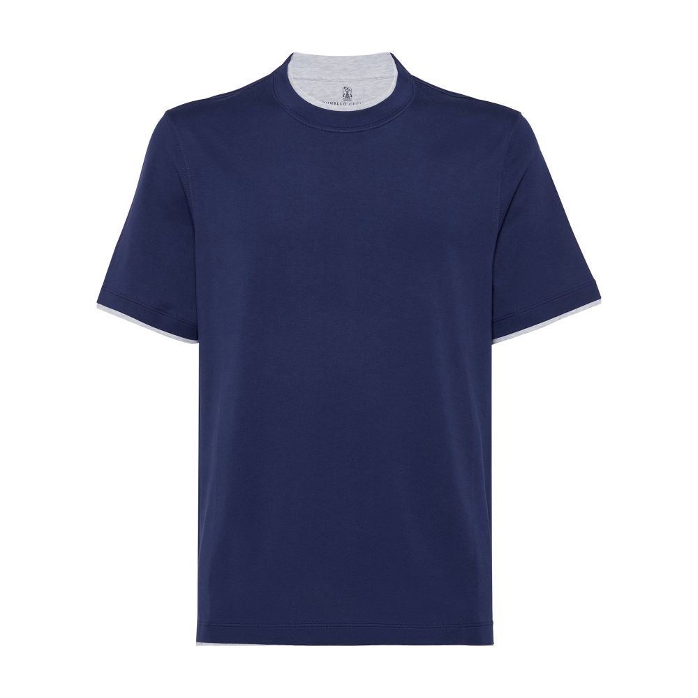 Brunello Cucinelli T-shirt with faux-layering