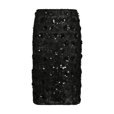 Dolce & Gabbana Lace midi skirt with sequins