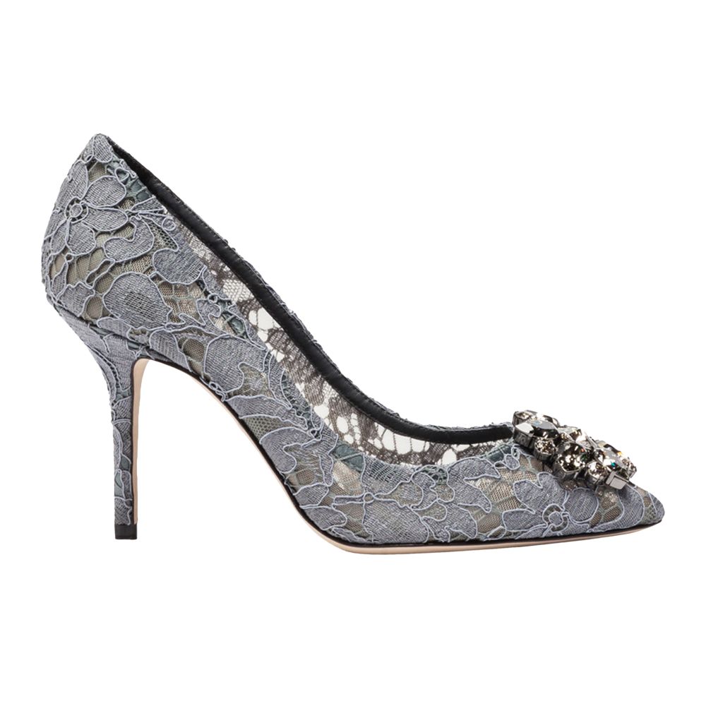 Dolce & Gabbana Taormina lace with crystals pumps