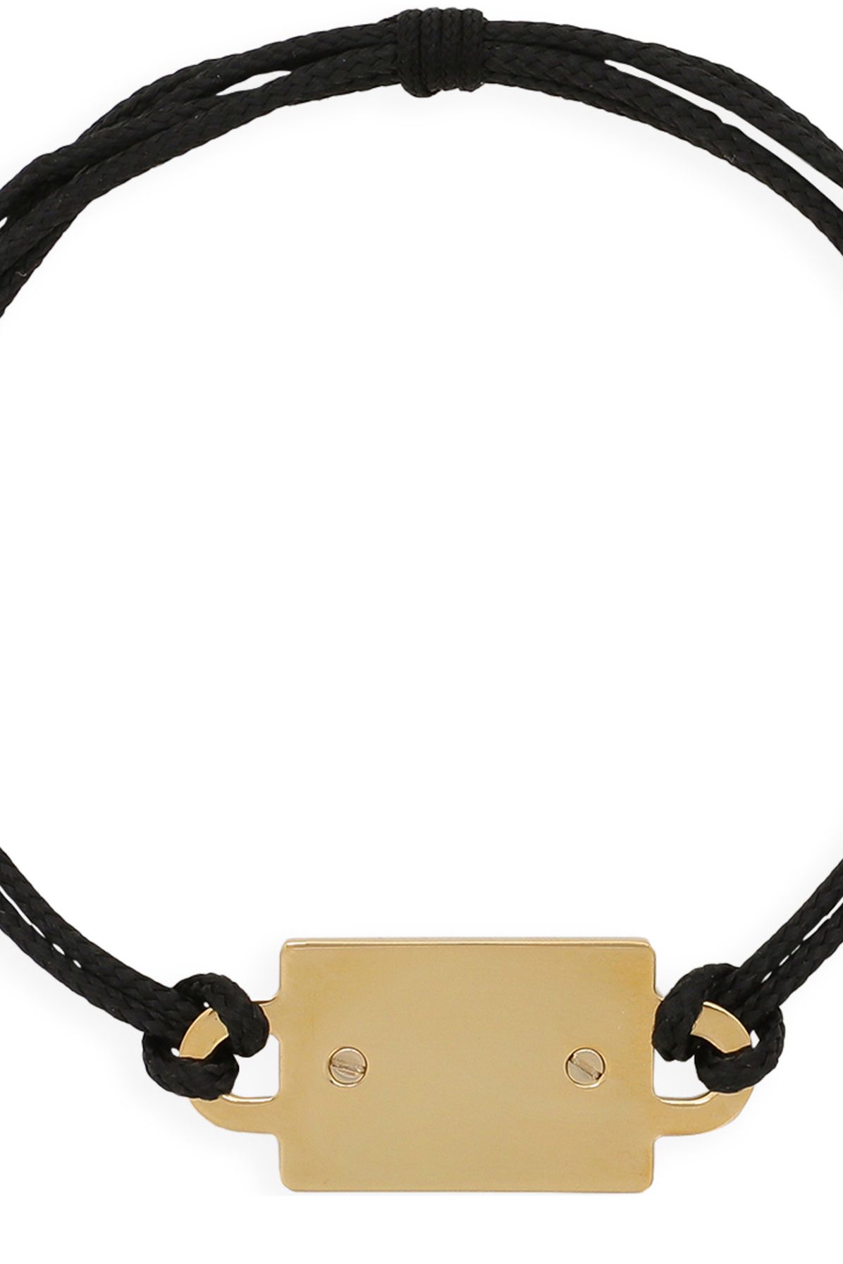 Dolce & Gabbana Bracelet with cord and logo tag