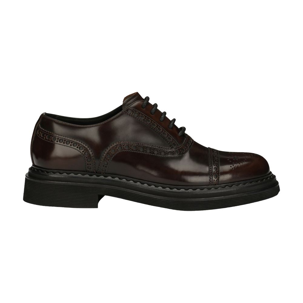 Dolce & Gabbana Brushed Calf Leather Oxford Shoes