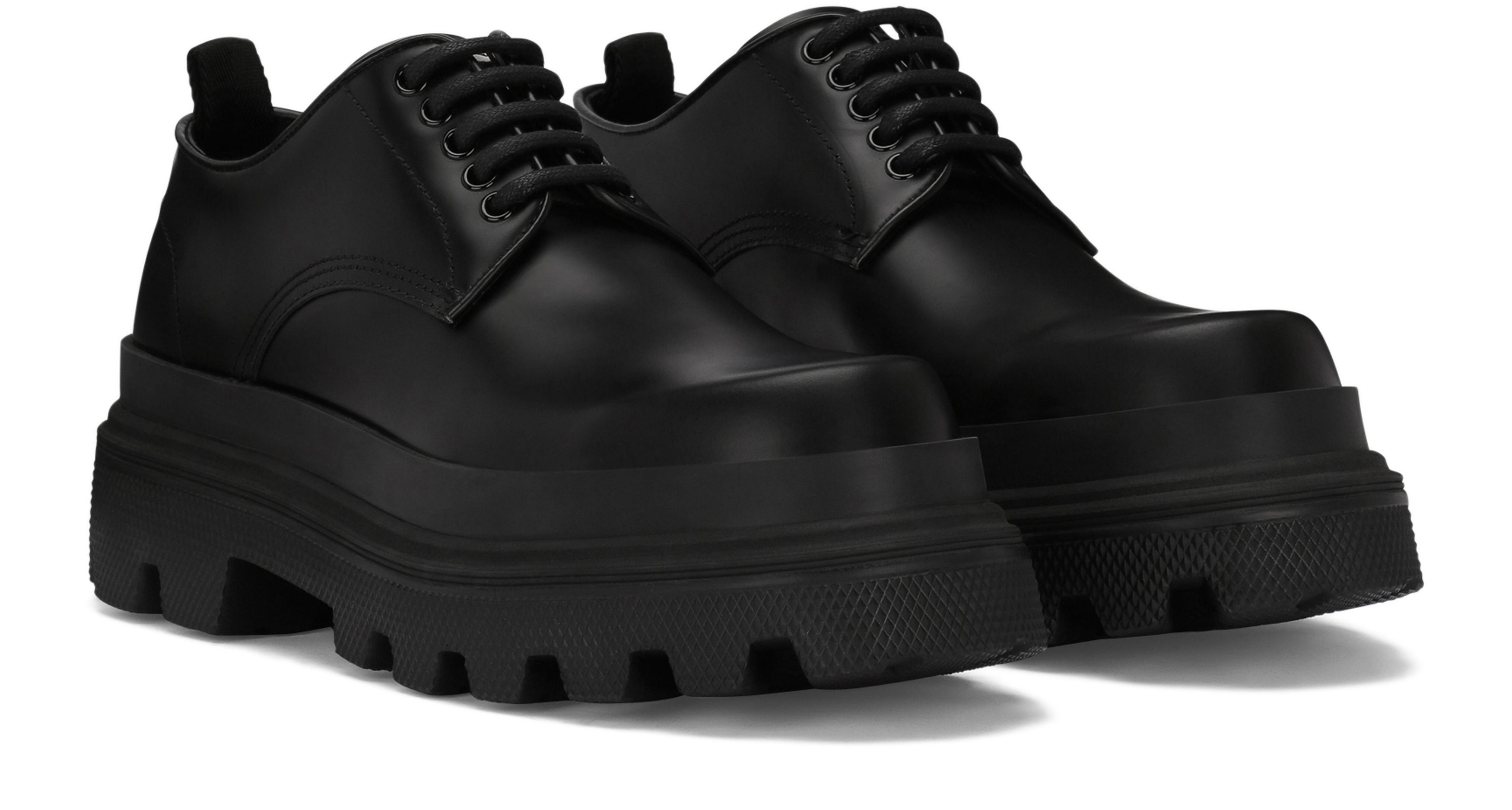 Dolce & Gabbana Brushed calfskin Derby shoes