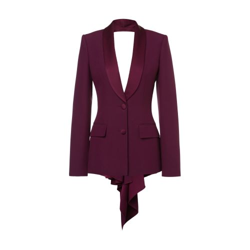 Alberta Ferretti Enver satin jacket