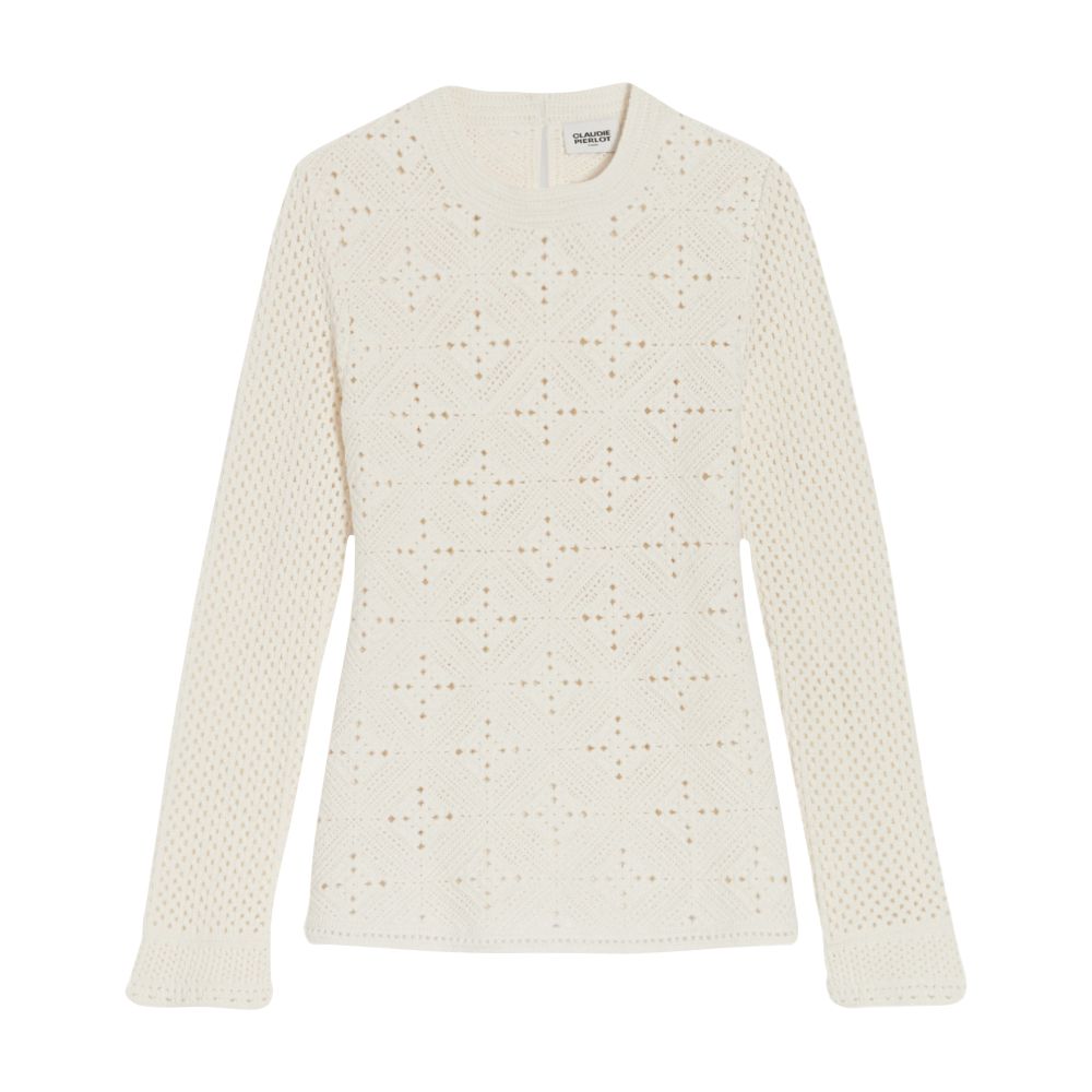  Openwork cotton jumper